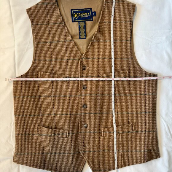 Rugby by Ralph Lauren Wool-blend Plaid Vest - Picture 6 of 10